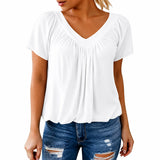 Blouse col V