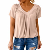 Blouse col V