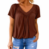 Blouse col V