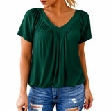 Blouse col V