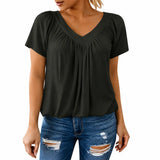 Blouse col V