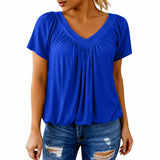 Blouse col V