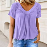 Blouse col V