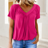 Blouse col V
