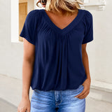 Blouse col V