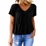 Blouse col V