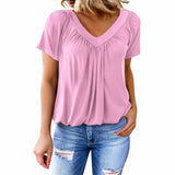 Blouse col V