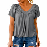 Blouse col V