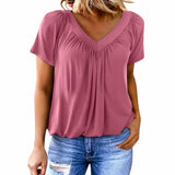 Blouse col V
