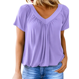 V-neck blouse