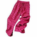 Leopard print trousers