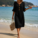 Robe à boutons