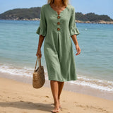 Robe à boutons
