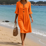 Robe à boutons